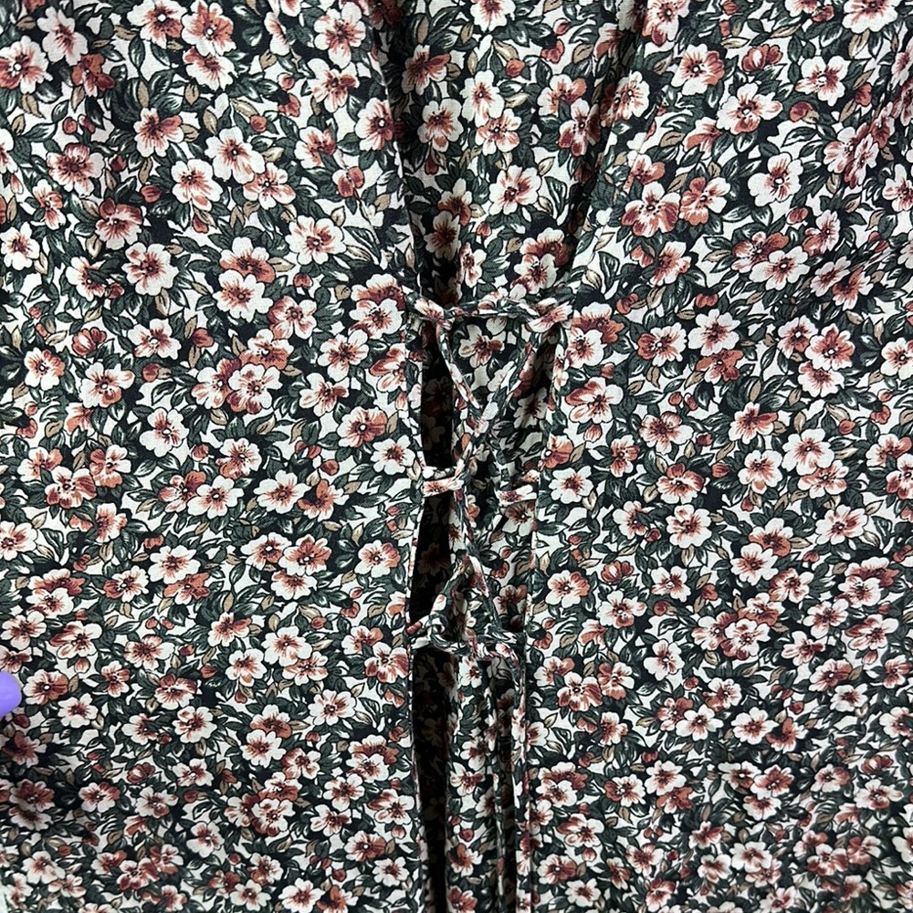 NWOT 1990s dress ms choice California floral Print Dress - Picture 7 of 9